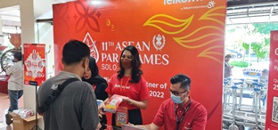 Telkomsel resmi mengambil peran sebagai Official Mobile Partner di gelaran XI ASEAN Para Games 2022 Solo (foto/ist)